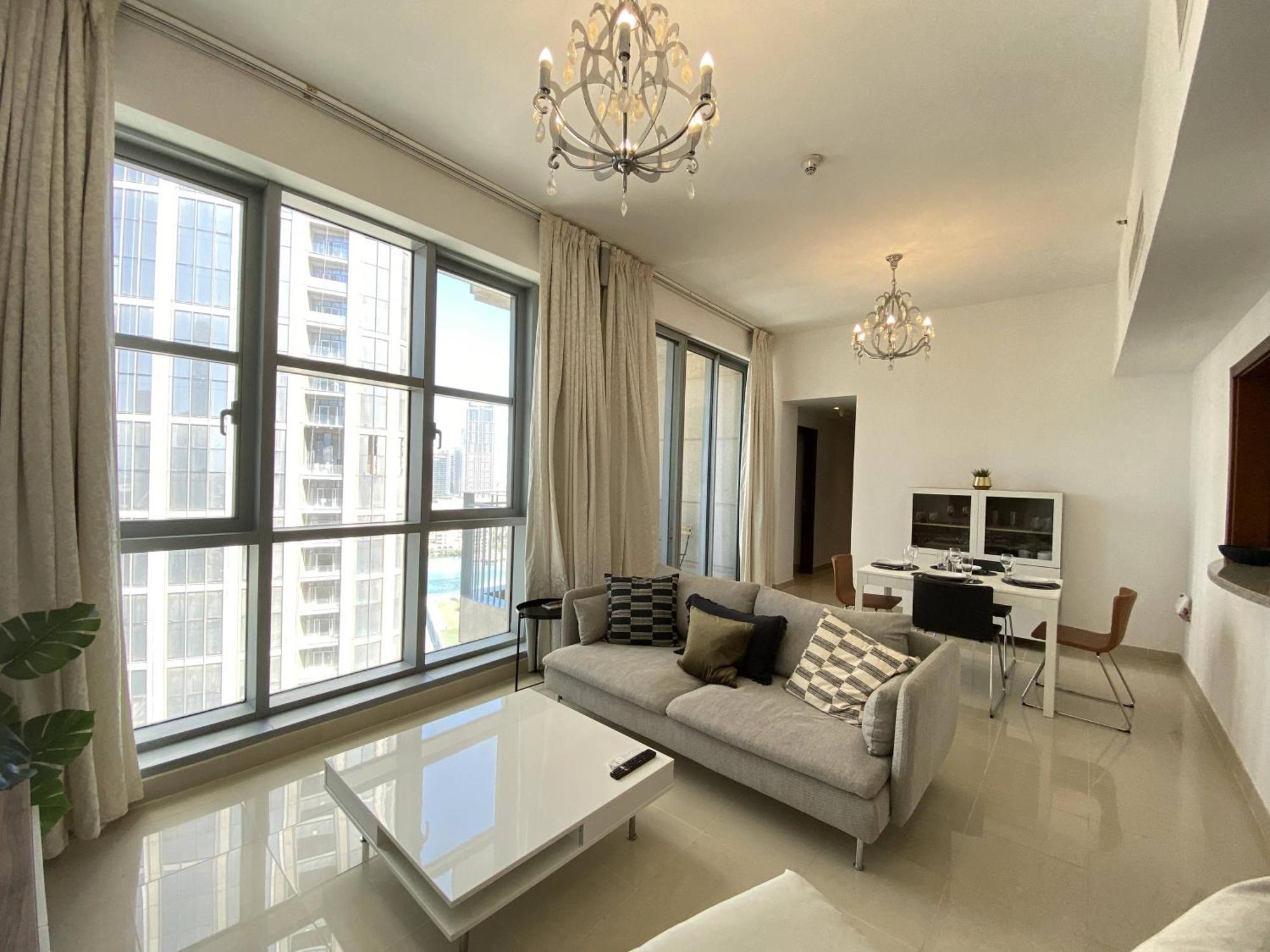 Lux Bnb Standpoint Tower Burj & Fountain Views Dubai Exterior photo